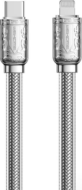 Wekome WDC-178 Bakin series - USB-C to Lightning fast charging PD connection cable 20 W 1 m (silver) (1 m, 20 W)