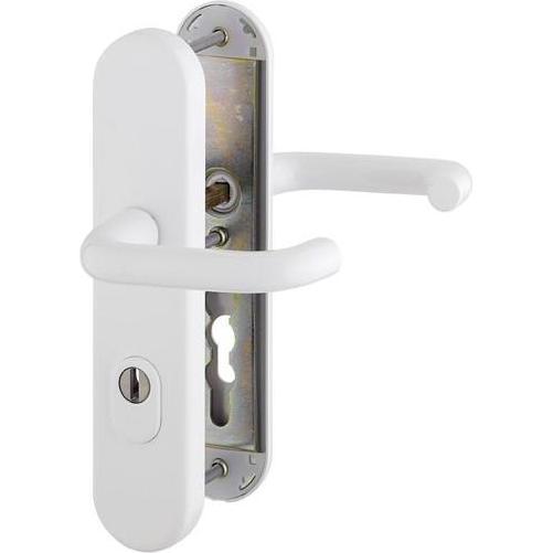 Hoppe, Türgriff + Fenstergriff, Paris 86G/3332ZA/3310/138L Drückergarn. 92mm weiss (Türgarnitur)