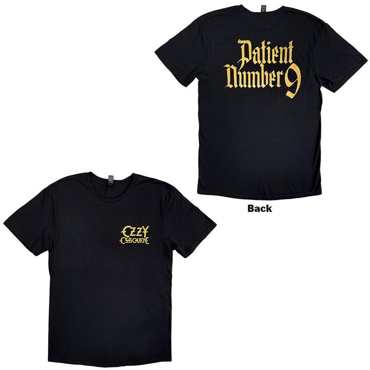 Immagine prodotto Ozzy Osbourne Patient No. 9 Gold Logo (XXL)