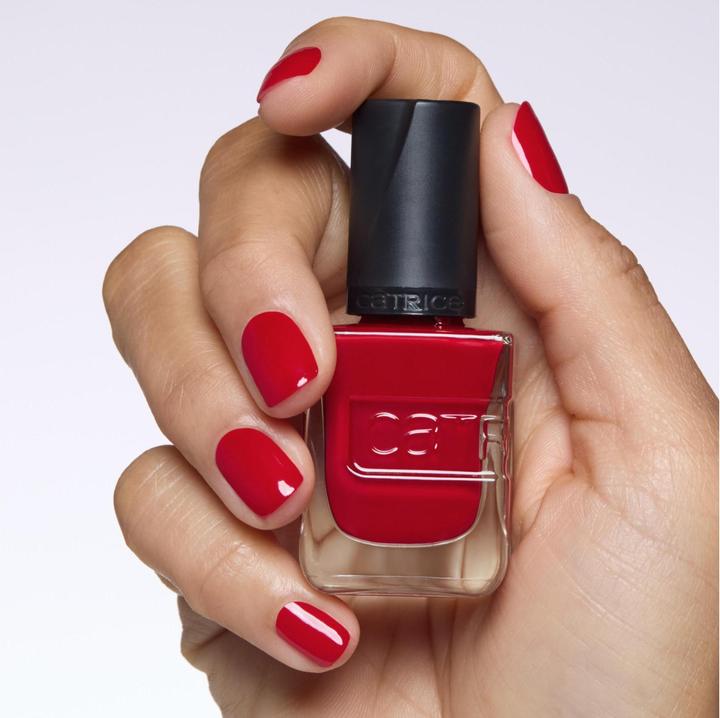 Actual product image Catrice Gel Affair Nail Lacquer No. 019 Red Long-Lasting Easy (019 Vive lAmour, Gel-Effect Nail Polish)