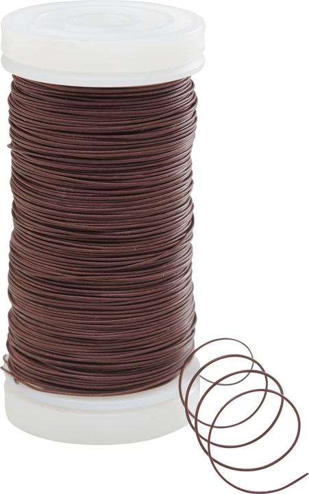 Image du produit VBS Fil d'attache, brun 0,3 mm, rouleau de 150 m (150 m)