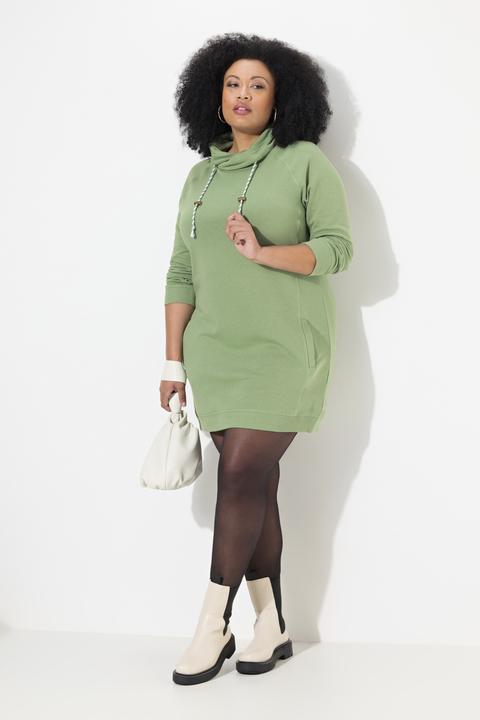 Produktbild Ulla Popken Sweatkleid, Stehkragen, Langarm, Taschen (42, 44)