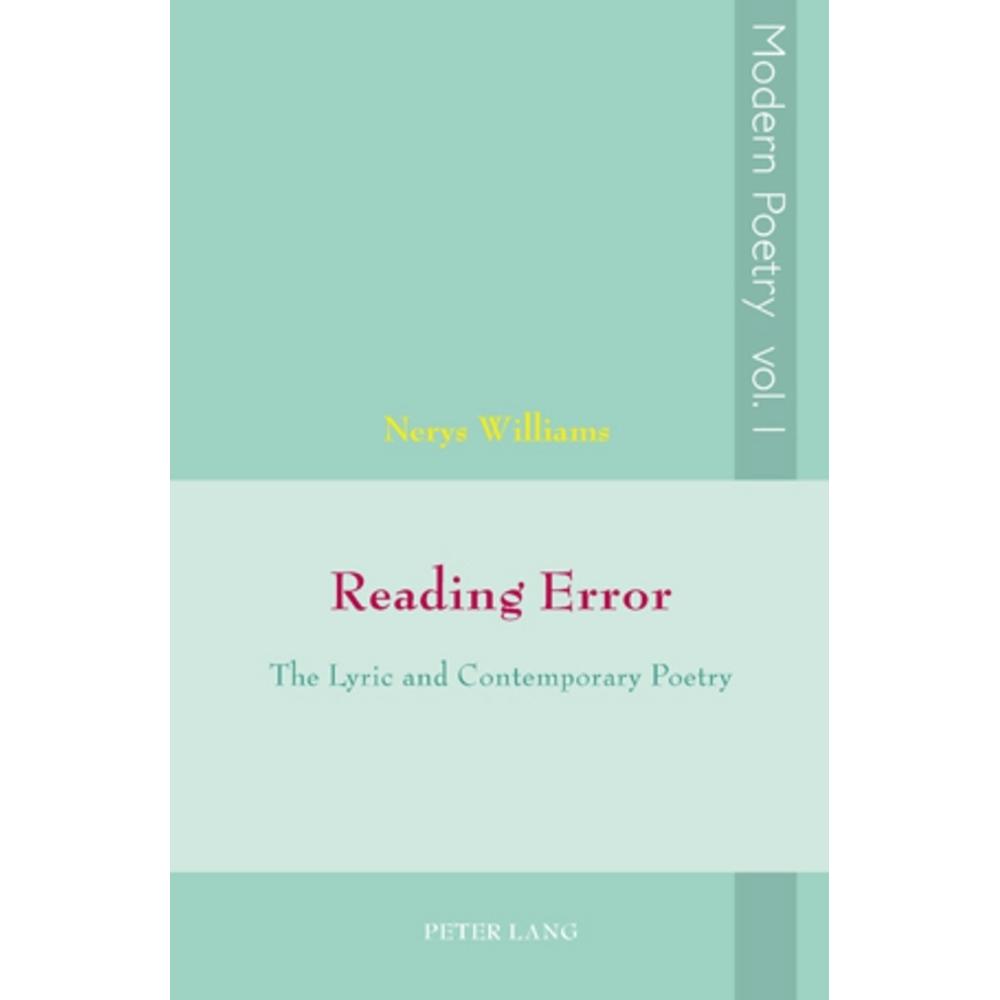 Reading Error, Fachbücher von Nerys Williams