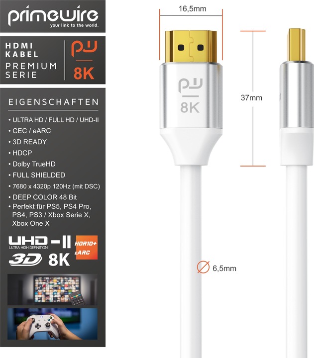 Image du produit Primewire HDMI - HDMI (1 m, HDMI)