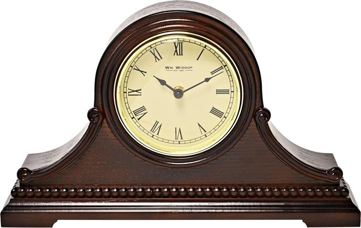 William Widdop Wm. Widdop Napoleon Kaminsimsuhr mit dunklem NussbaumFinish