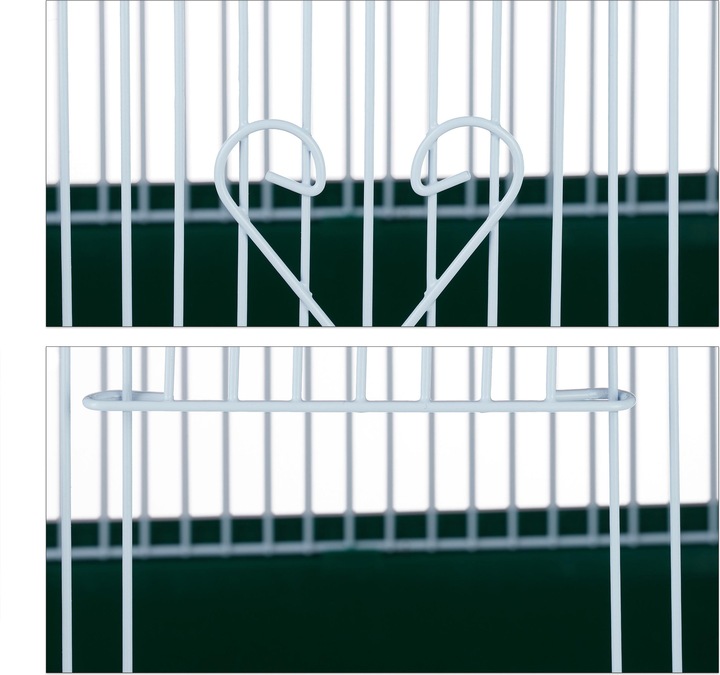 Actual product image Relaxdays Small Bird Cage with Accessories