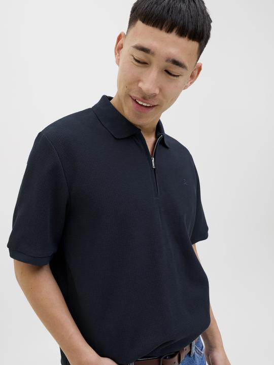 Actual product image Jack & Jones Jjeaustin Zip Polo Ss Noos (L)