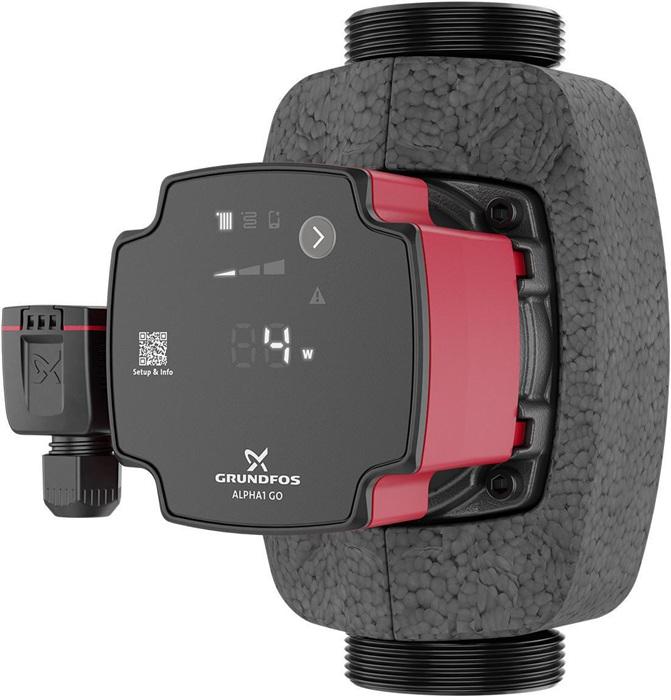 Produktbild Grundfos Hocheffizienz Umwälzpumpe ALPHA1 GO 32-40 180 220-240V 9H DB0