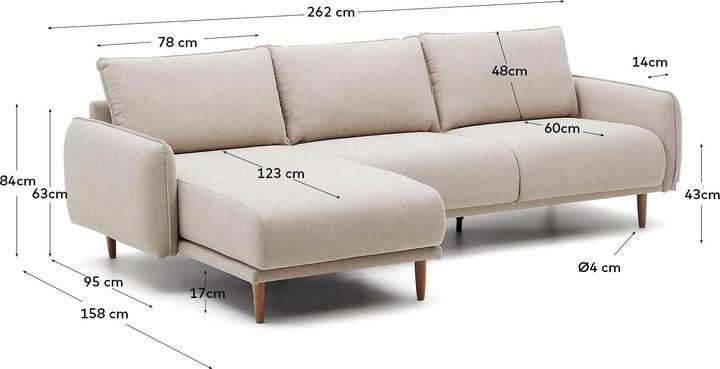 Produktbild Kave Home Carlota (3-Sitzer)