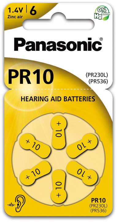 Produktbild Panasonic Pr10 (6 Stk., PR70, 75 mAh)