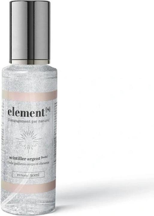 Pbi Elements Shimmering Silver Oil For Body And Hair 50 Ml (50 ml)