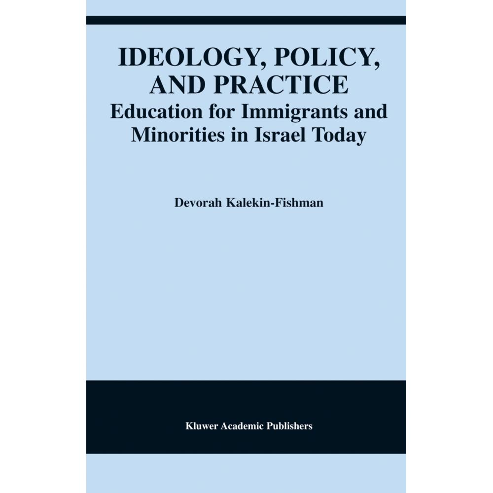 Ideology, Policy, and Practice, Fachbücher von Devorah Kalekin-Fishman