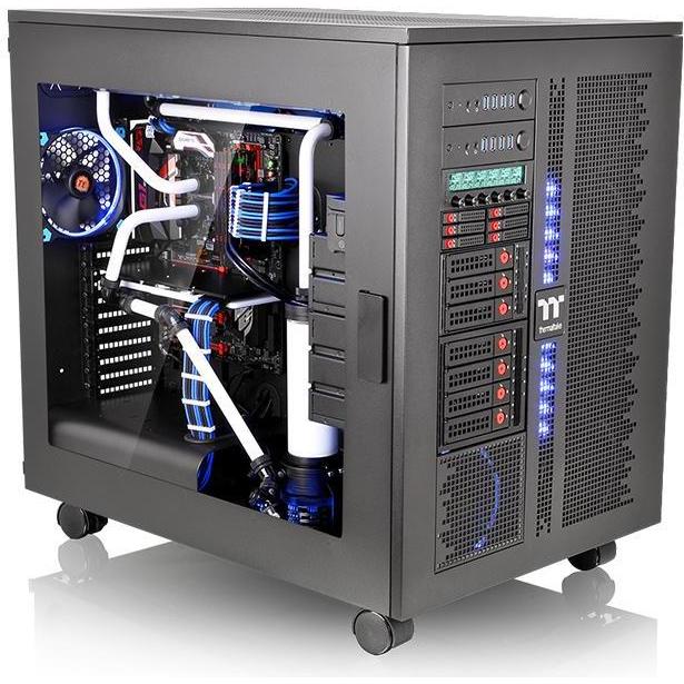 Thermaltake Core W200 (ATX, mATX, Mini-ITX, E-ATX, XL-ATX), Case PC, Nero