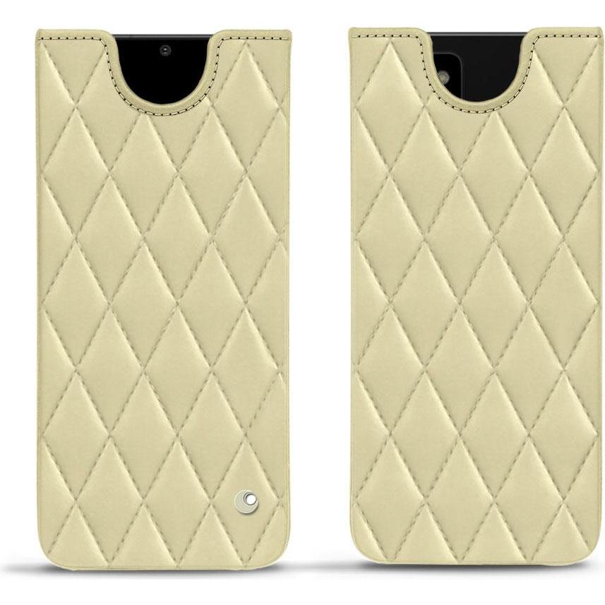 Noreve Lederschutzhülle (Samsung Galaxy Note 20 Ultra), Smartphone Hülle, Beige