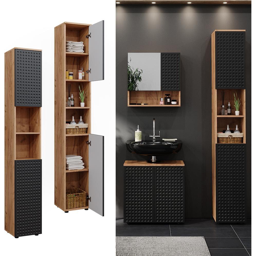 Thumbnail - Vicco, Badezimmerschrank, Irma (30 x 30 x 192 cm)