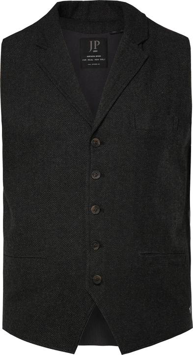 Actual product image JP1880 JP 1880 tweed vest FLEXNAMIC®, lapel, knitted back (3XL)