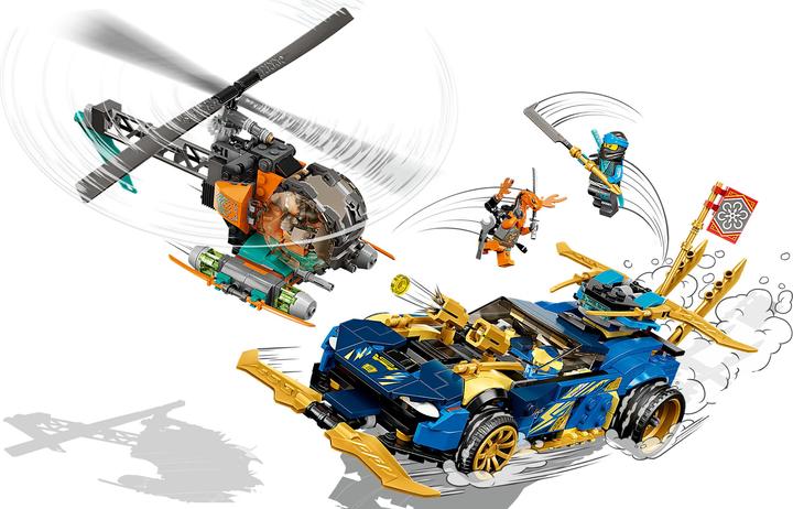 Produktbild LEGO Jays und Nyas Rennwagen EVO (71776, LEGO Ninjago)