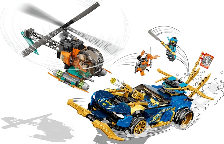 Actual product image LEGO Ninjago - Jay and Nya's race car EVO (71776, LEGO Ninjago)