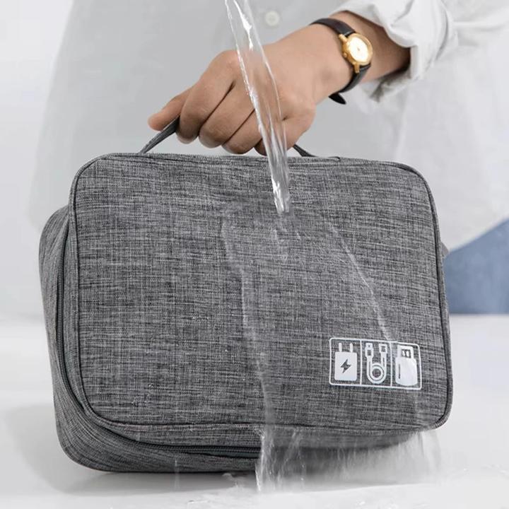 Actual product image Only-Bags.Store Kabelaufbewahrungstasche Wasserdicht Digital Electronic Organizer Tragbar USB Daten