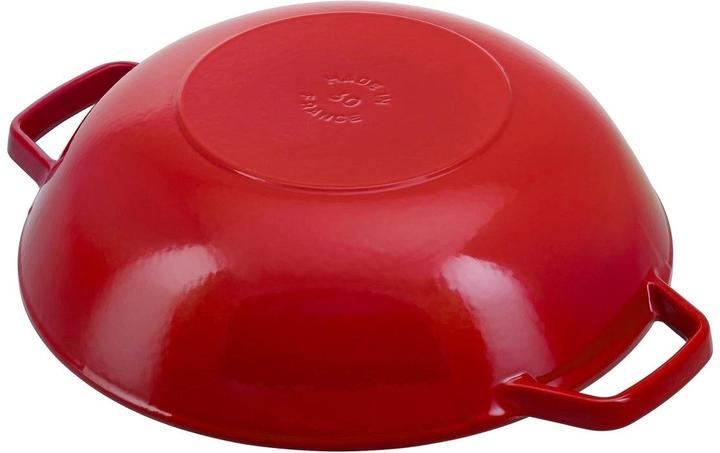 Produktbild Staub Wok mit Glasdeckel (30 cm, Wok Pfanne, Gusseisen)