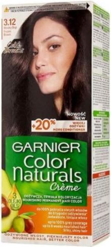Actual product image Garnier Color Naturals Creme Hair Colouring Cream 3.12 Frosty Brown (3.12 Frosty Brown)