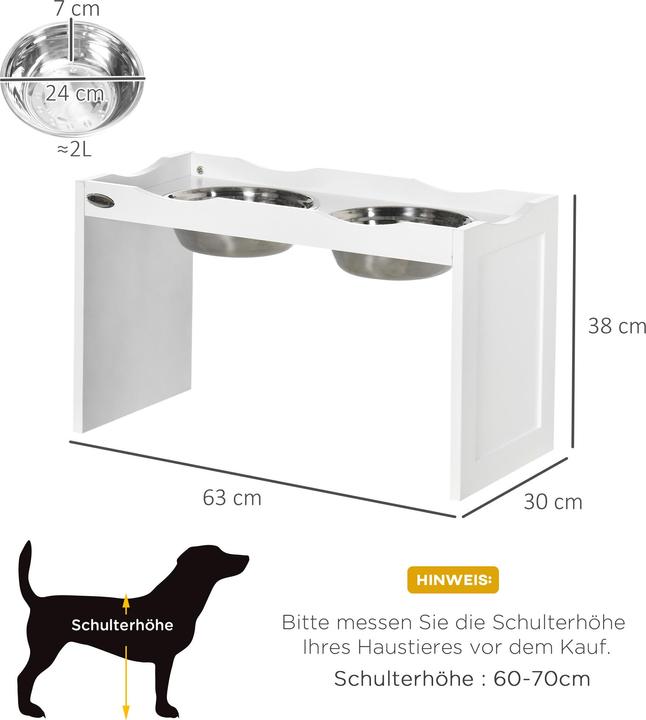 Image du produit PawHut Futterstation (2 l)