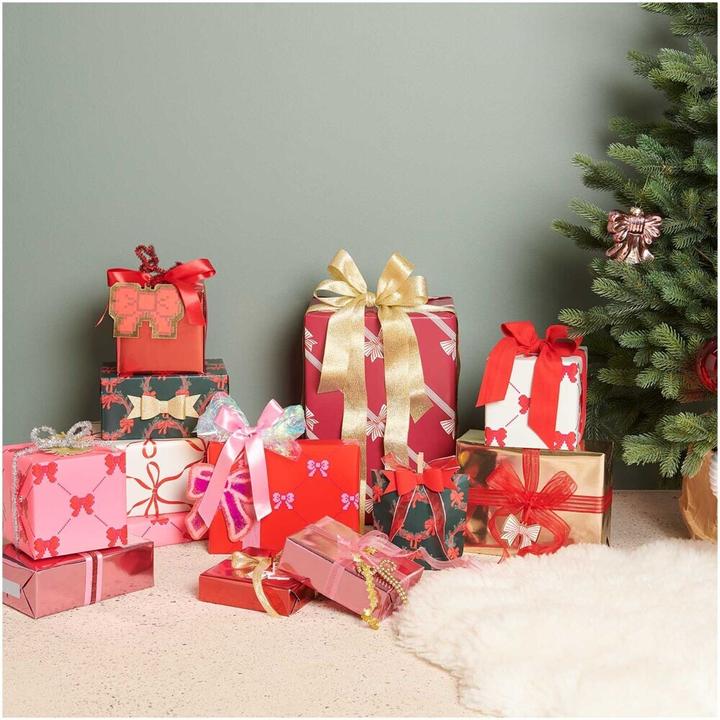 Produktbild Rico Design Geschenkpap.Pixel Schleifen,Crem.400721 (Geschenkpapier)