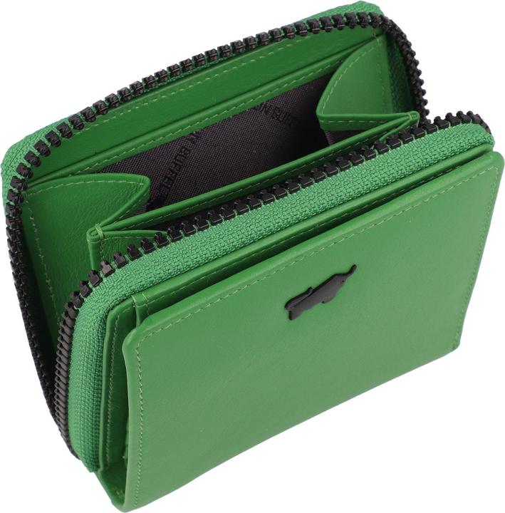 Actual product image Braun Büffel Capri wallet RFID protection leather 11 cm