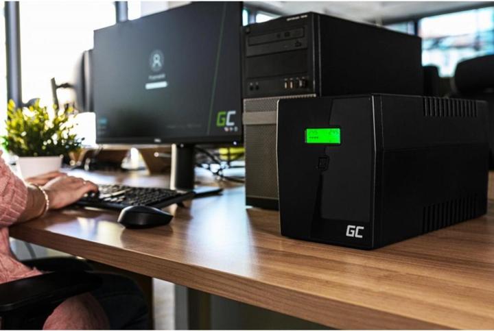 Image du produit GreenCell 1000VA 700WProtection contre les surtensions 230V Black - Onduleur (hors ligne) (1000 VA, 700 W, Standby Onduleur)