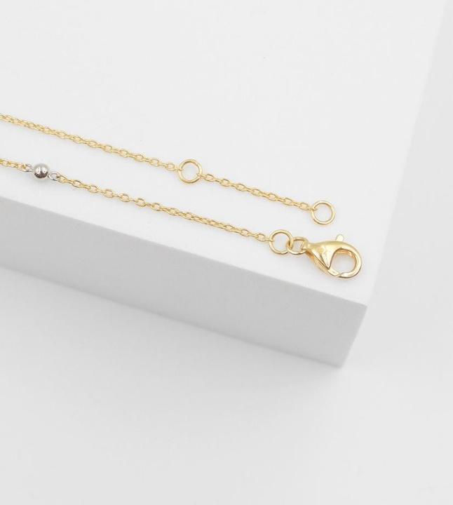Immagine prodotto Muau Bracciale 750/18K bicolore, diamante 0,06ct. 19cm (19 cm, 750, Oro bicolore 18 carati)
