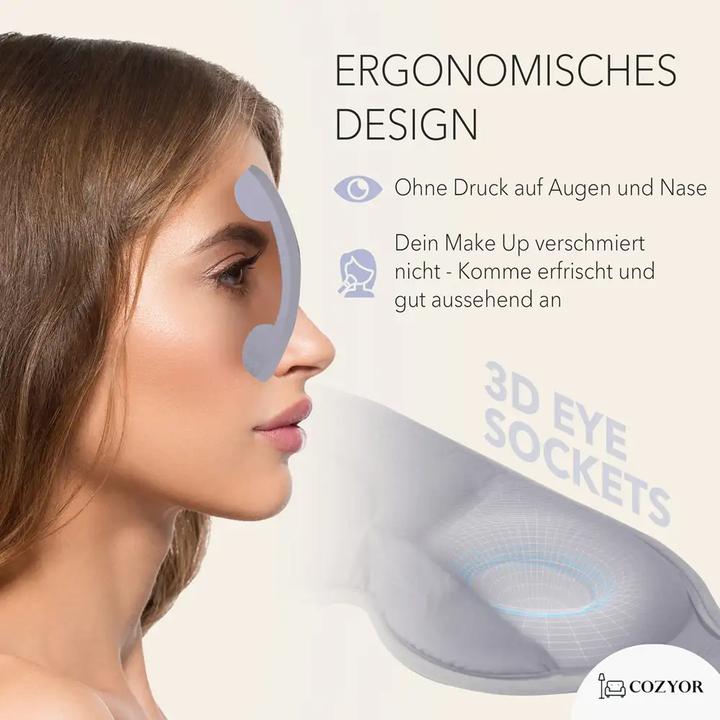 Immagine prodotto Cozyor Maschera per dormire e tappi per le orecchie (Maschera sonno)