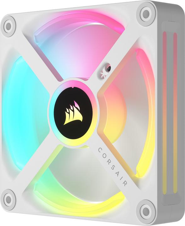 Image du produit Corsair Ventilateur iCUE LINK QX120 RGB 120 mm PWM (blanc, kit de démarrage) (120 mm, 3 x)
