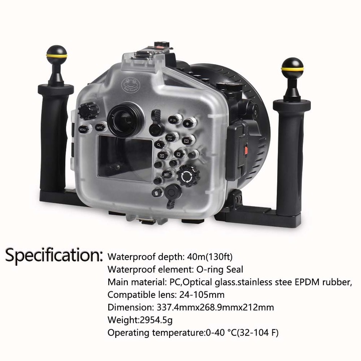 Actual product image Seafrogs SC-29 (Underwater housing, EOS 6D Mark II)