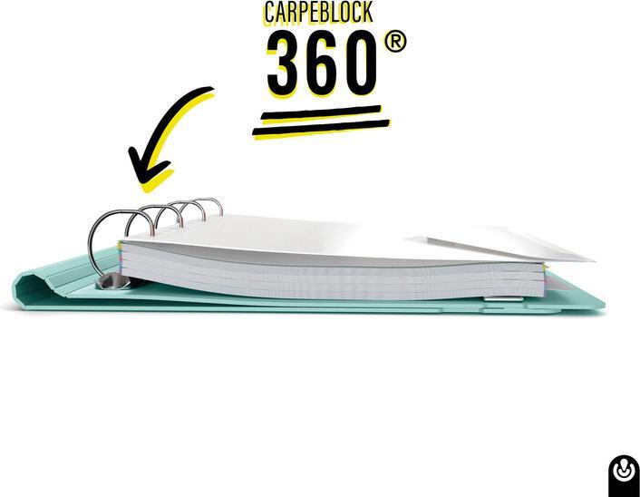 Produktbild Carchivo Ringbuch mit Inhalt Carpeblock 360 (A4, 40 mm)