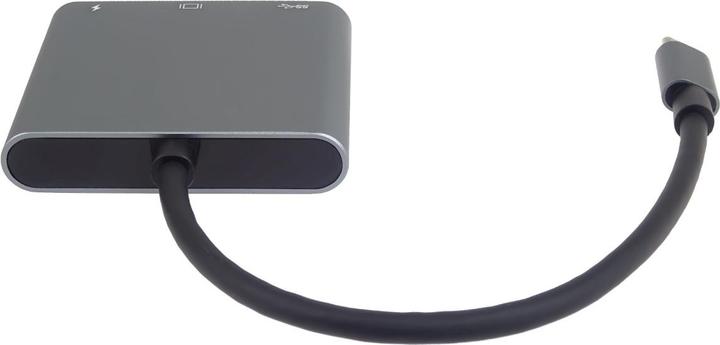 Produktbild PremiumCord AdaptÃ©r USB-C na HDMI + USB3.0 + PD, rozliÅ¡enÃ­ 4K a FULL HD 1080p (HDMI, USB)