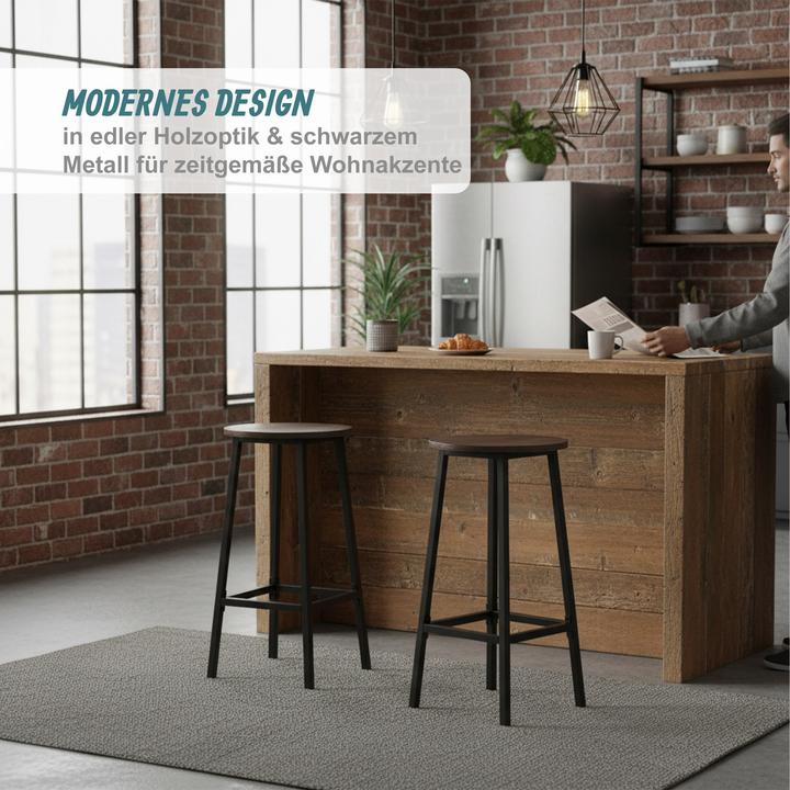 Actual product image Relaxdays 2x barstools