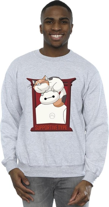 Immagine prodotto Disney Big Hero 6 Baymax Frame Support Felpa Uomo (S)