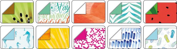 Actual product image Folia Leaflets 15x15cm Tropical (80 g/m², 1 x)
