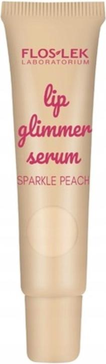 Floslek Laboratorium Glimmer Lip Serum Sparkle Peach, 14 G
