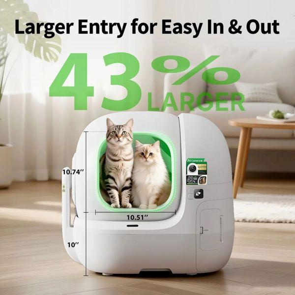 Immagine prodotto Petkit Purobot Max Pro (Lettiera autopulente, Lettiera per gatti chiusa)