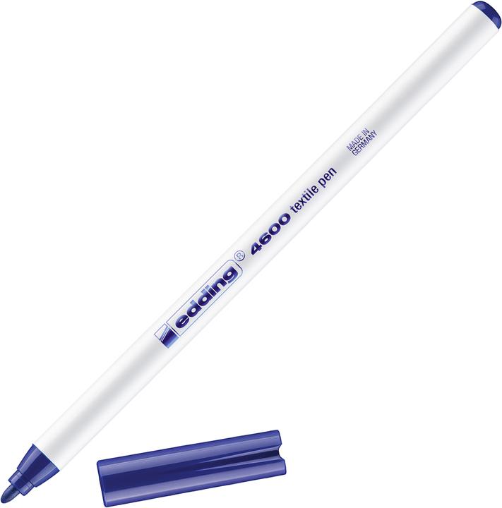 Produktbild Edding 4600 - T-Shirt-Pen (Blau, 1 mm, 1 x)