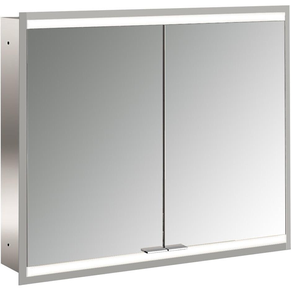 Emco, Spiegelschrank, prime 2 Facelift Lichtspiegelschrank, 800 mm, 2 Türen, Unterputzmodell, 9497