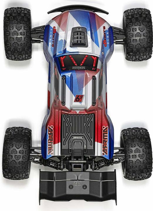 Immagine prodotto Arrma Monster Truck Kraton BLX6S, Blau/Rot ARTR, 1:8 (ARR Quasi lettura a corredo)