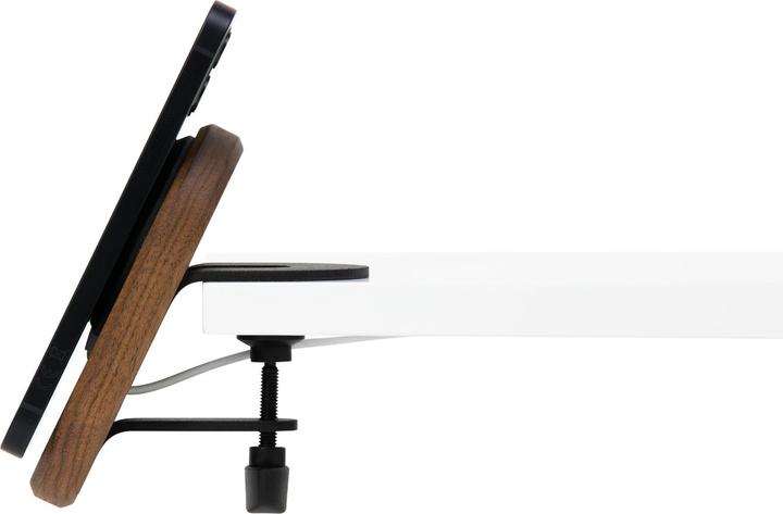 Image du produit Oakywood MagSafe iPhone Desk Shelf Mount - Multifunktionale iPhone-Halterung - am Regal montiert - Walnuss -