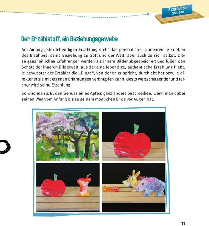 Produktbild Praxisbuch Erzählschiene. Zum kreativen Erzählen, Spielen und Gestalten (Deutsch, Gabi Scherzer, 2018)