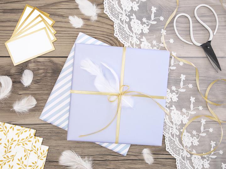 Immagine prodotto Partydeco Nastro di raso, oro chiaro, 6mm/25m (1 pz. / 25 lm)