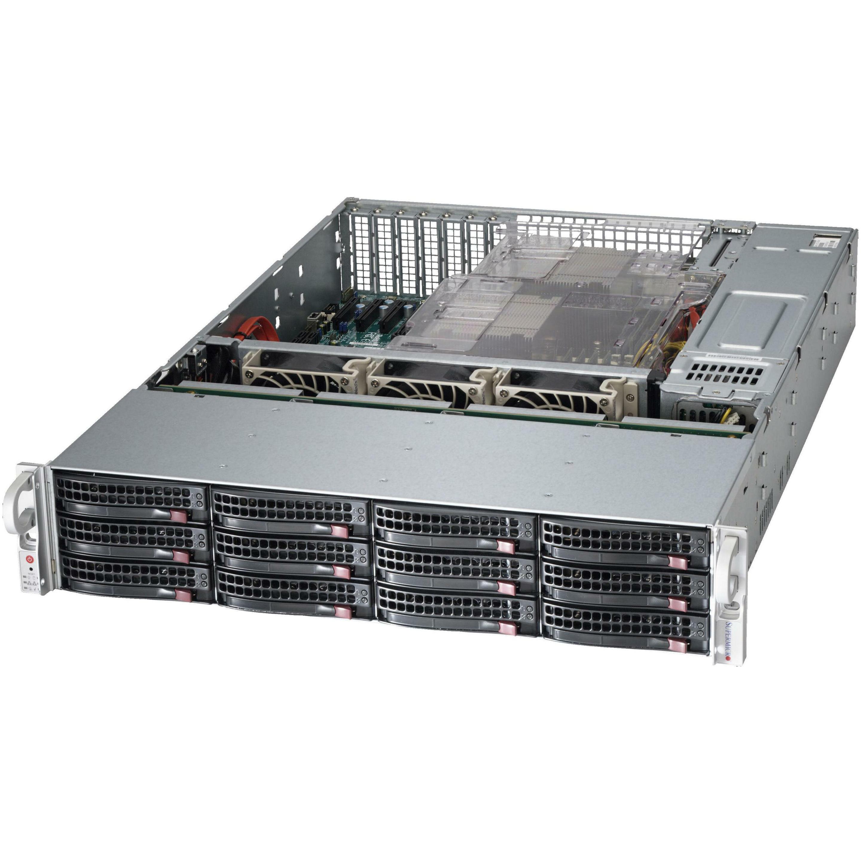 Supermicro 2U CHASSIS 12X3.5HS SAS3/SATA3, Server Barebone