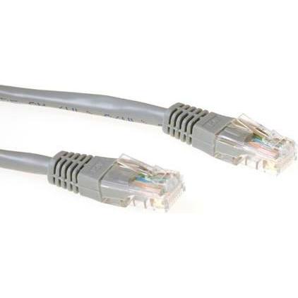 ACT Grey 25 meter U/UTP CAT5E patch cable with RJ45 connectors. Cat5e u/utp grey 25.00m (U/UTP, CAT5e, 25 m), Netzwerkka...