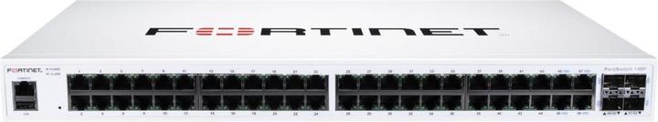 Produktbild Fortinet FS-148F Netzwerk-Switch L2 Gigabit Ethernet (10/100/1000) 1U Weiss (48 Ports)