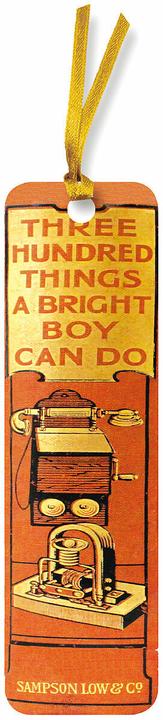 Bodleian Libraries: Three Hundred Things a Bright Boy Can Do Bookmarks (pack of 10)